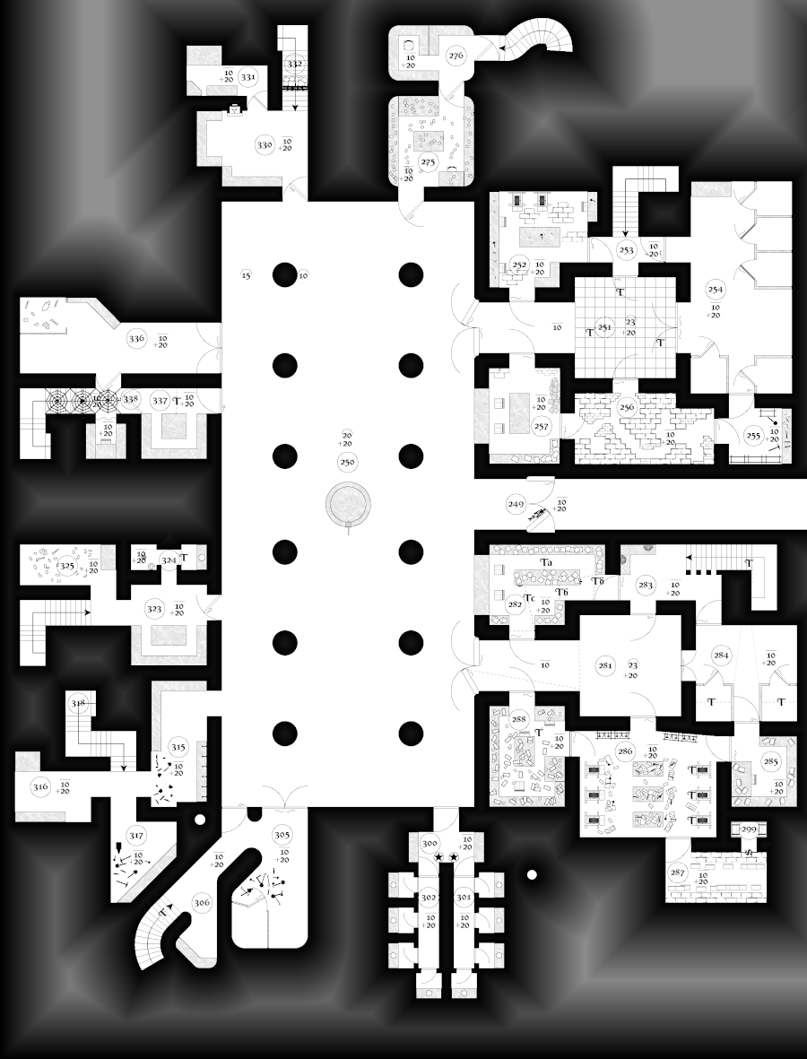 ZathrasAdventur's tweet photo. #dungeon25 #Day339 Papers are strewn across a limestone desktop along with a dried up ink well and a small dwarven statue. A chair is pushed underneath and shelves flank either side with stones, dice and a chess board. A thick dust covers everything. https://t.co/LpstLXVYKl https://t.co/KqpWcVMYuf