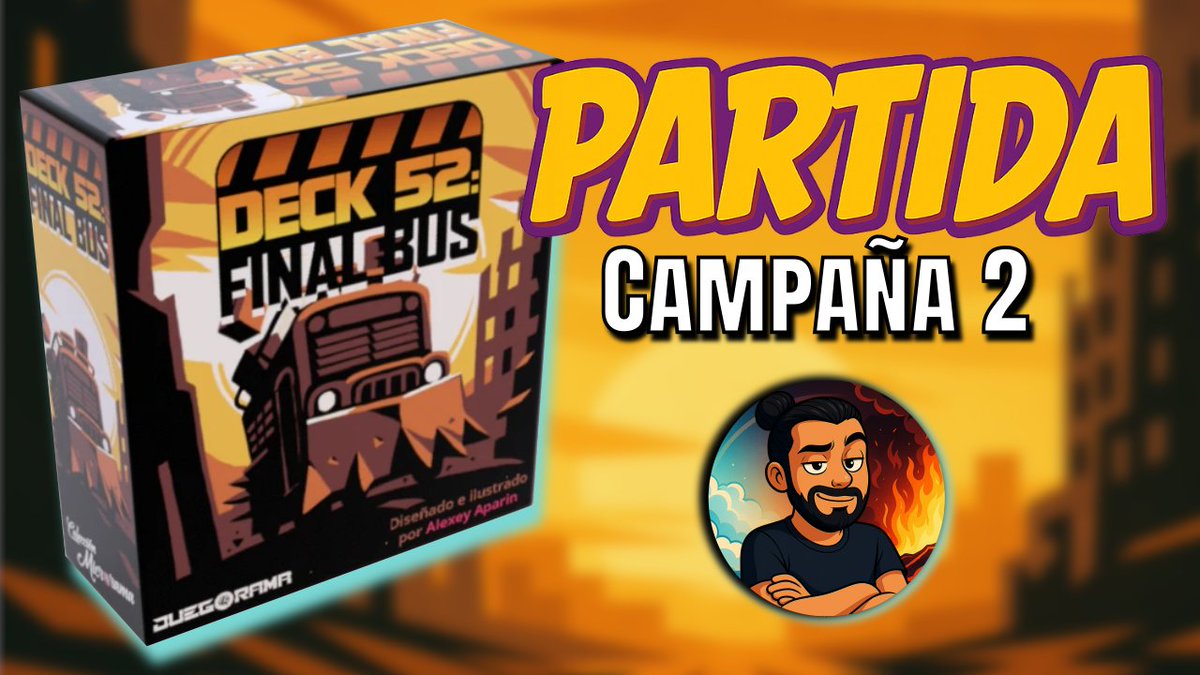 Segunda partida del calendario de Adviento!

Cada día a las 19.00 en Meffy Reviews.

Hoy toca Final Bus!

youtu.be/HPlB728tYfQ