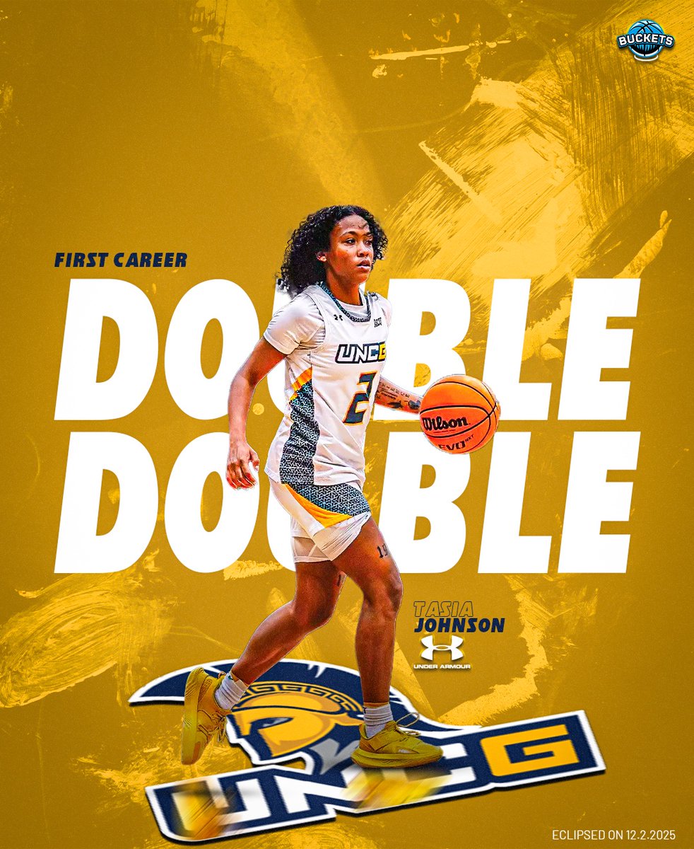 Tasia Johnson got her first career double-double.

12 PTS (4/11 FG, 2/8 3FG, 2/2 FT)
10 BOARDS
7 DIMES
2 TO
2 BLOCKS
1 COOKIE
26 MINS

#BUCKETS <a href="/uncgwbb/">UNCG WBB</a>
