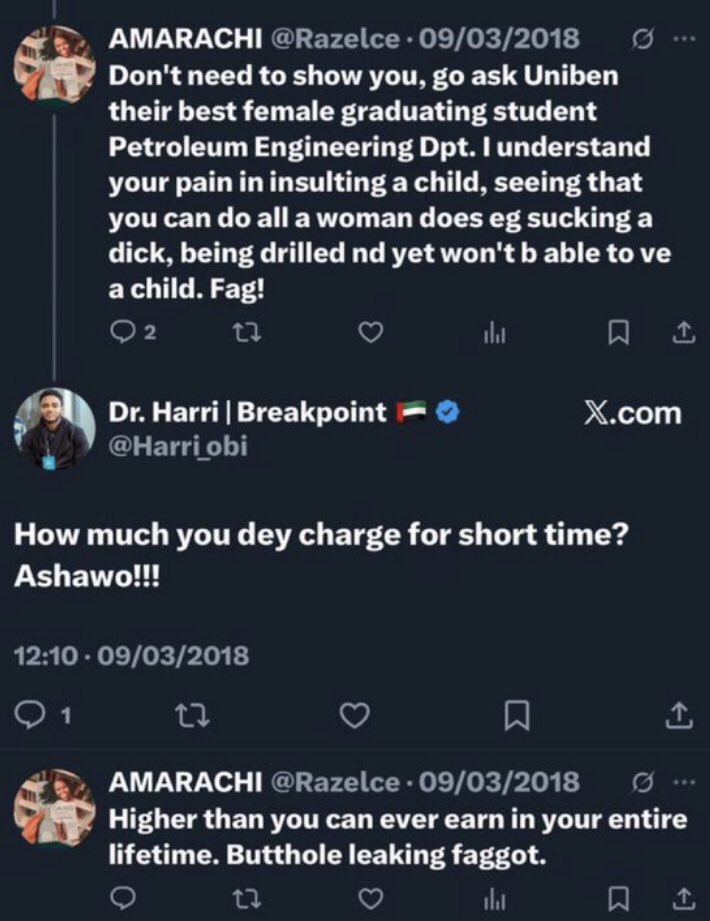 GuyMr0's tweet image. You called somebody’s wife “ashawo”, now they called your wife the same and you quickly arrest them because you’ve money.

Some of you are worst than our politicians.