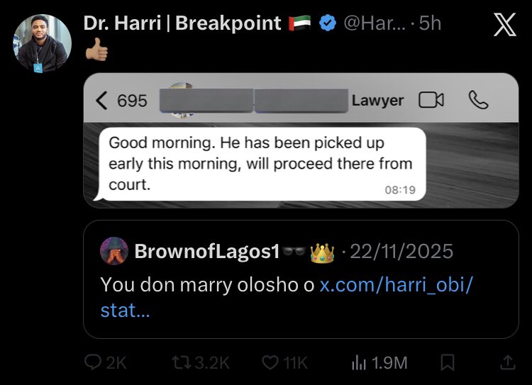 GuyMr0's tweet image. You called somebody’s wife “ashawo”, now they called your wife the same and you quickly arrest them because you’ve money.

Some of you are worst than our politicians.