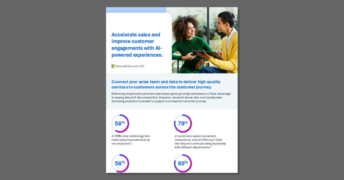 AnibalAlcantara's tweet image. Connected experiences win customers. 🤝 See how #AI and Microsoft Dynamics 365 Business Central empower your sales and service teams to deliver more. #MSDyn365BC #Copilot #BusinessCentral stuf.in/bhlzxe