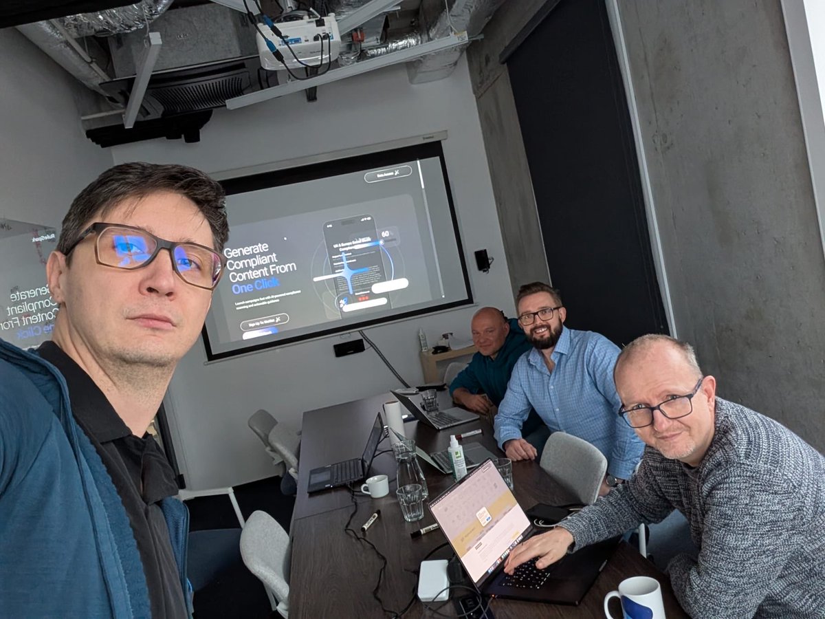 Day 2 is complete. 

And hype is at an all time high amongst the team. 🔥 

Our ex-Barclays CTO <a href="/BartOutPublic/">Bart Kacicki</a> has been reflecting on how well the build is coming together. 

(Wen Bart content)

Day 3, we continue and meet <a href="/SuperteamPOL/">Superteam Poland</a> for an intimate event in Warsaw.