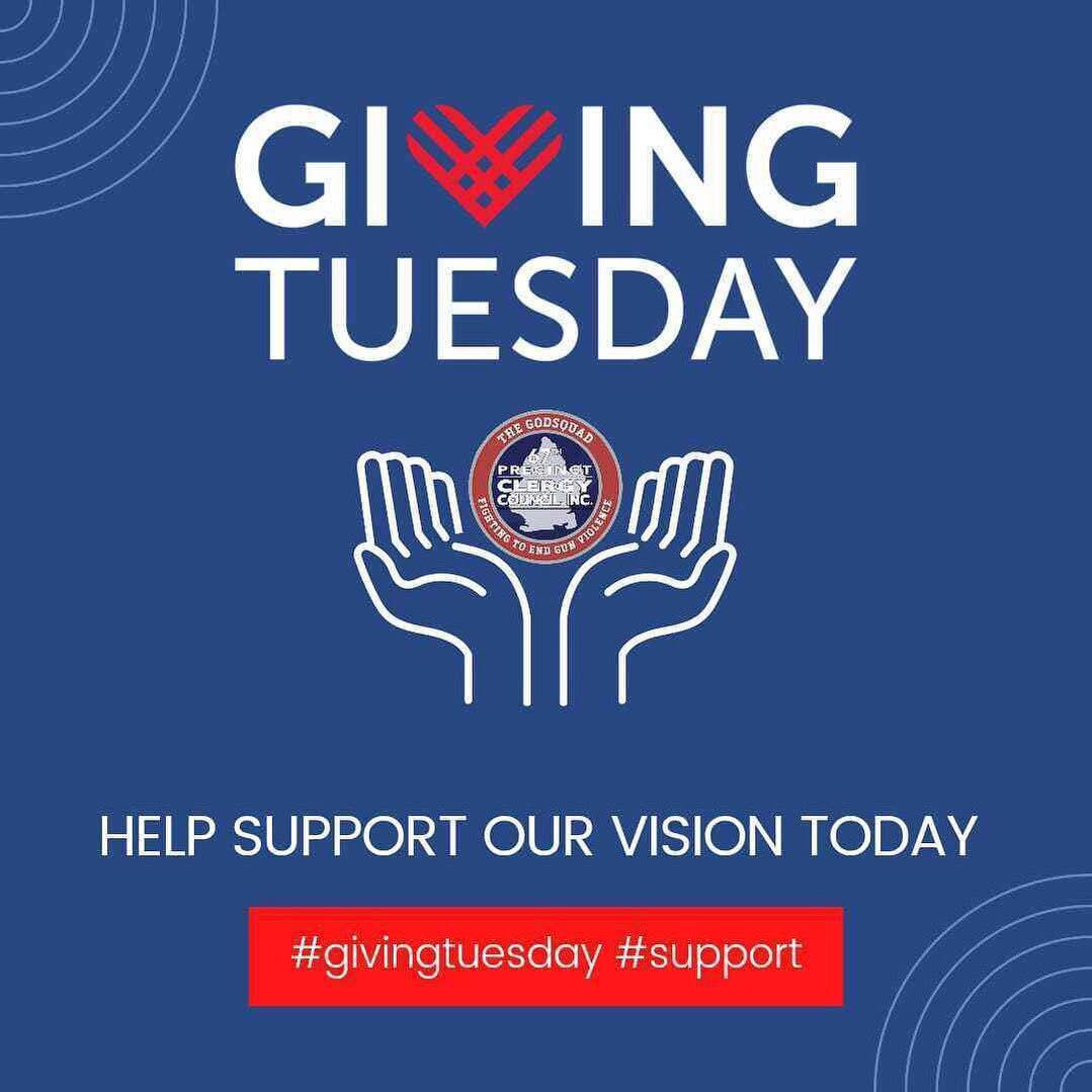 The #GodSquad is on a mission to end #gunviolence and also heal and empower our communities impacted by the same, using our holistic, faith-based approach. Help us continue our work with a generous donation on this #GivingTuesday!

To donate click here: 67clergycouncil.org/donate/