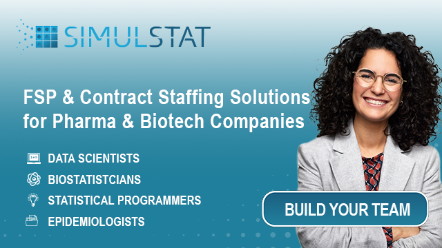 SimulStat's tweet image. Tap into our extensive network to find Highly Skilled Biometric and Real World Data Professionals within the pharmaceutical and biotechnology industry.

Start Building Your Team at simulstat.com

#biostatistics #biostatistician #epidemiologist #sasprogramming