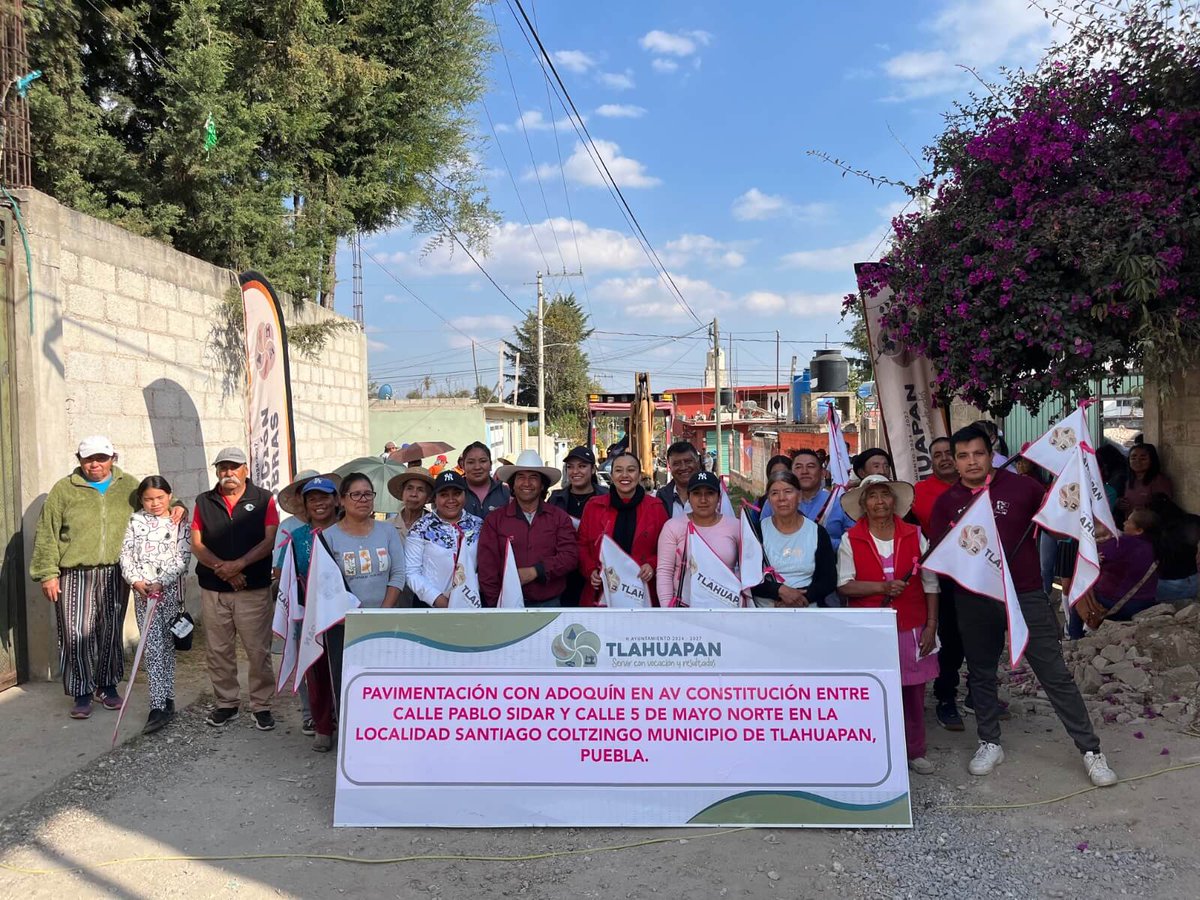 PoderNoticiaPue's tweet image. ✅@Rosiceli51 encabeza arranque de dos importantes obras en Santiago Coltzingo

✅obras de rehabilitación del drenaje sanitario y pavimentación

➡️Checa la nota: shre.ink/q7AK

#PoderNoticiaPue #DondeTuVozSeEscucha