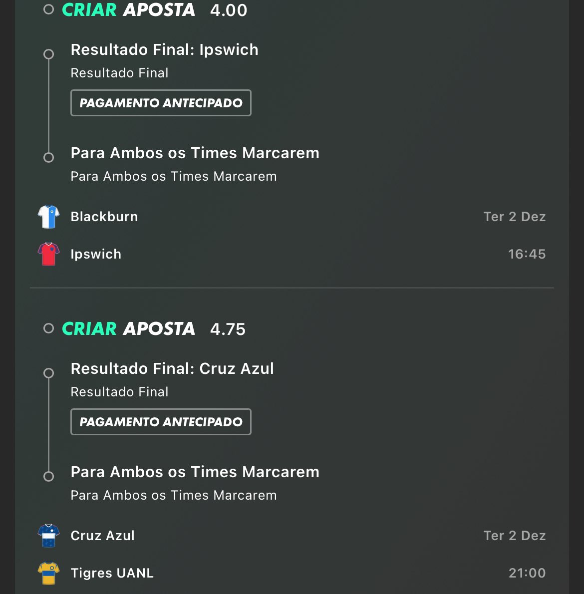 Nossa duplinha de hoje escolhida pra cá!

Vamos buscar essa ODD 19 e eu vou doar parte do lucro pra quem curtir e comentar ❤️🥷🏼

RT aumentam as chances 🔥💰