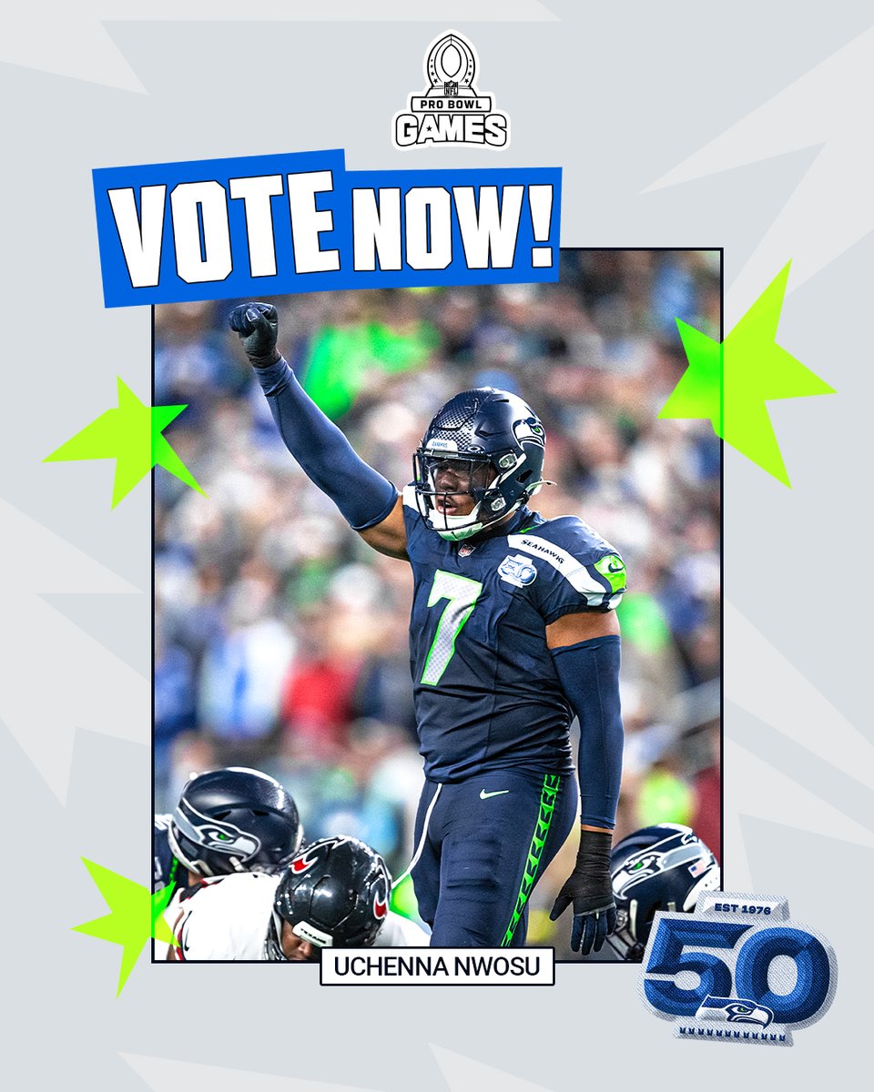 Pressure, all game long.

1️⃣ REPOST = 1️⃣ VOTE

#ProBowlVote + <a href="/UchennaN_42/">Uchenna Nwosu</a>