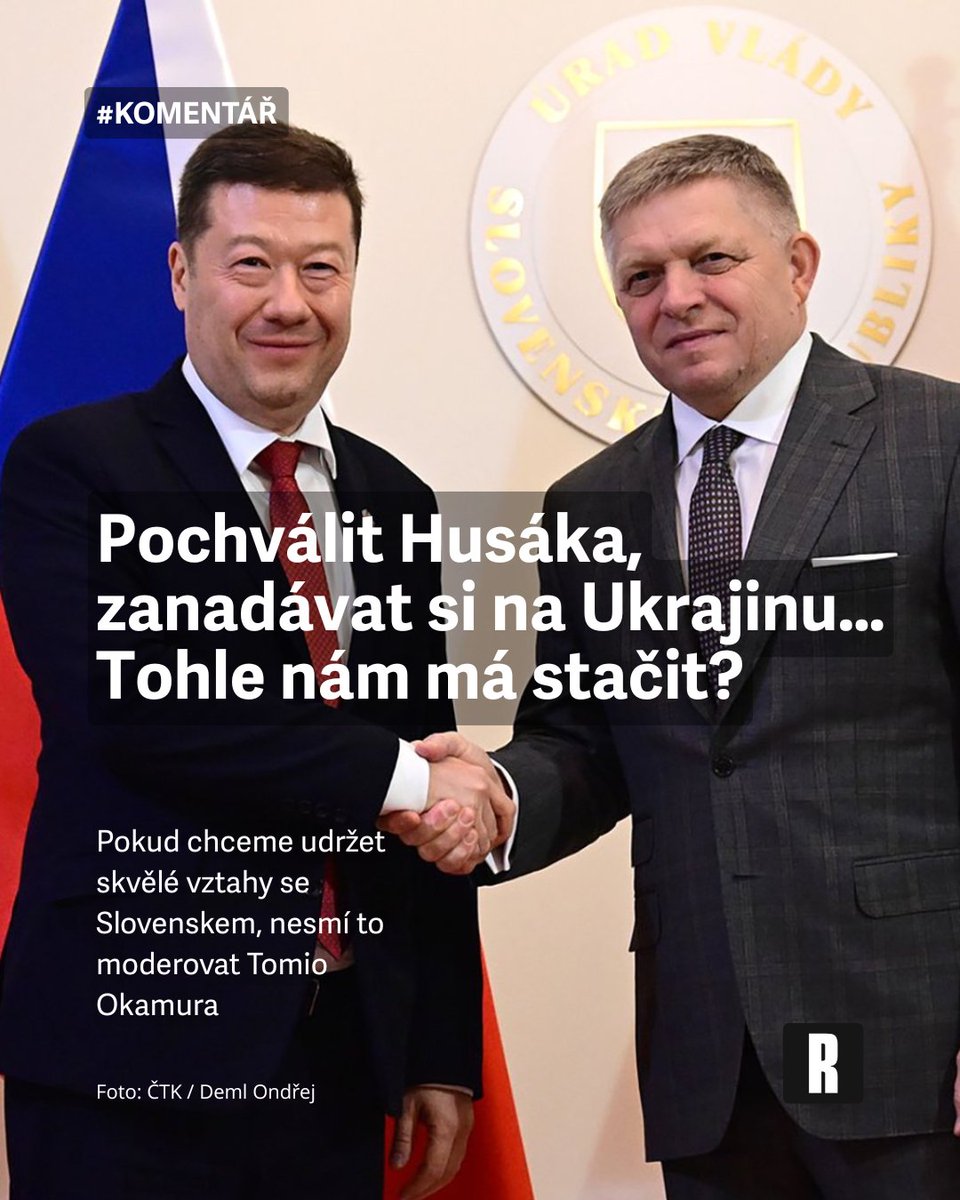 💬 „Klement Gottwald jezdil do Moskvy, aby – jak to na rovinu ohlásil v prvorepublikovém parlamentu – se tam naučil zakroutit svým politickým soupeřům krkem. Tomio Okamura jede na Slovensko proto, aby si poslechl, jak postavit opozici do latě.“
👉rspkt.cz/300009554