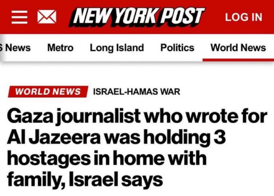 LizaRosen0000's tweet image. Hamas = Mainstream media