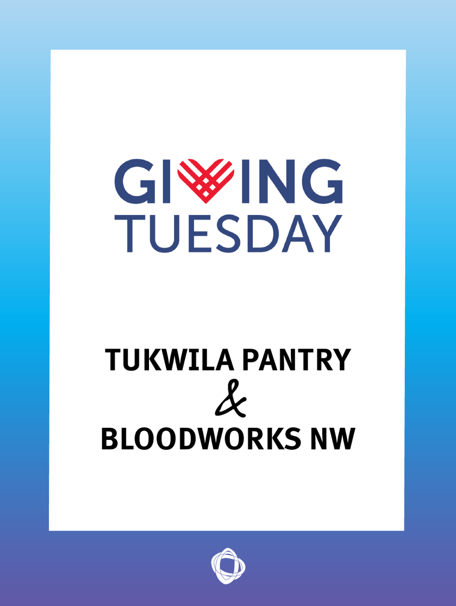 ExpTukwila's tweet image. It’s Giving Tuesday! 

🩸 Donate Blood
@BloodworksNW will be at the Tukwila Community Center this Thursday from 11am–5pm. Sign up here: tinyurl.com/4ekmtb2y

🥫 Support @TukwilaPantry
Learn more: tukwilapantry.org