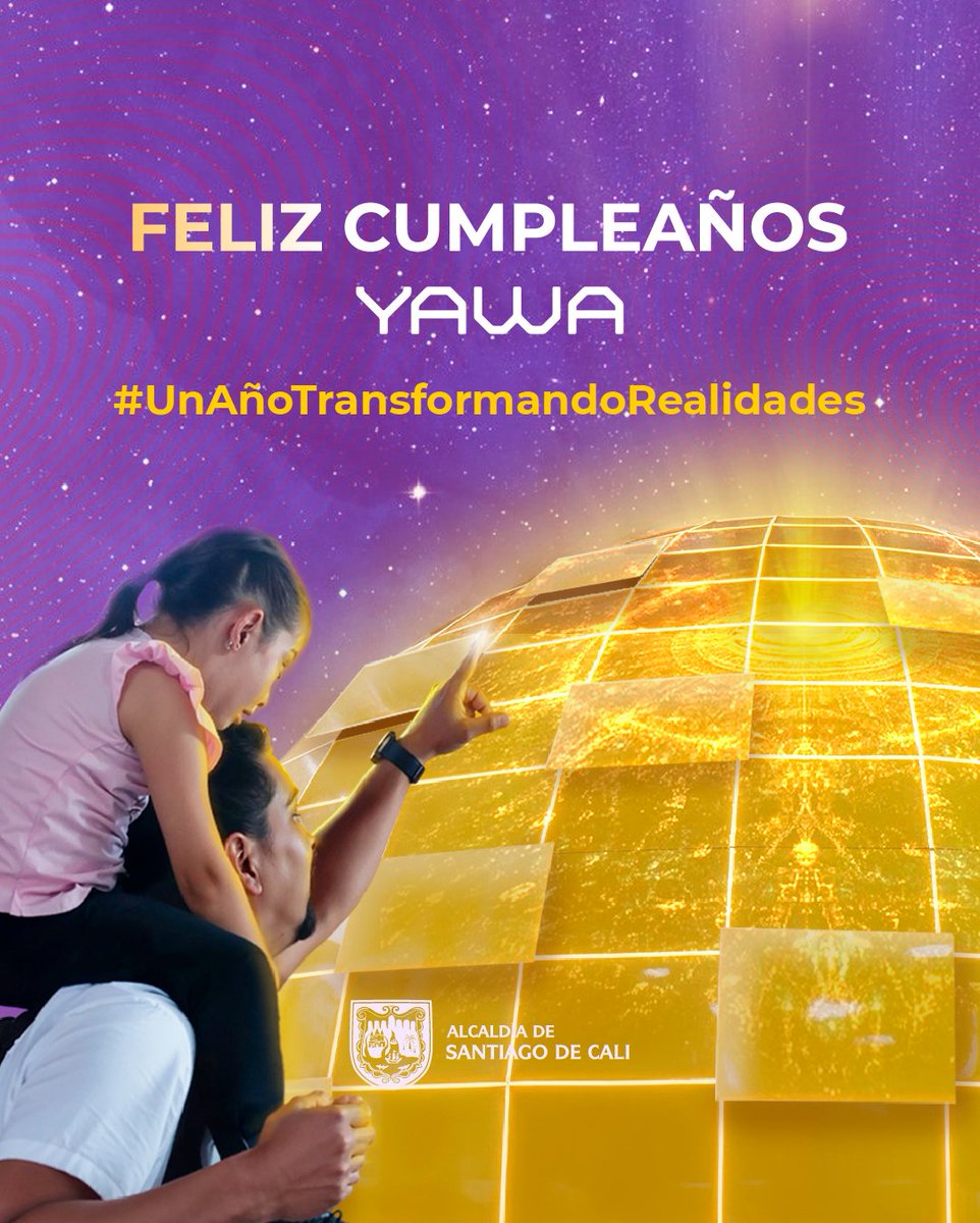 Hace un año, Cali encendió una chispa... la chispa de la curiosidad, la creatividad y el poder transformador de la ciencia, el arte y la tecnología.
Nació Yawa, como una constelación viva de ideas, conexiones y experiencias. 🚀

¡Feliz cumple, Yawa!
#UnAñoTransformandoRealidades