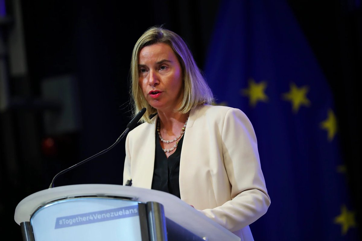 Inevitablewest's tweet image. 🚨BREAKING: Former EU Foreign Policy Chief Federica Mogherini has been arrested in Belgium under fraud charges

Ursula Von De Leyen should be next.