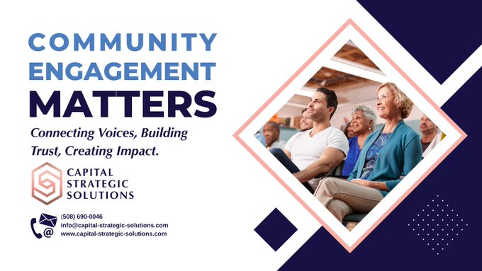 CSS_Mass's tweet image. 📢 Stronger Communities Start with Engagement!
We help organizations build trust through transparent, effective communication. Ready to enhance your community outreach? Let’s connect!

🔗 capital-strategic-solutions.com/public-relatio… 

#CommunityEngagement #PublicRelations