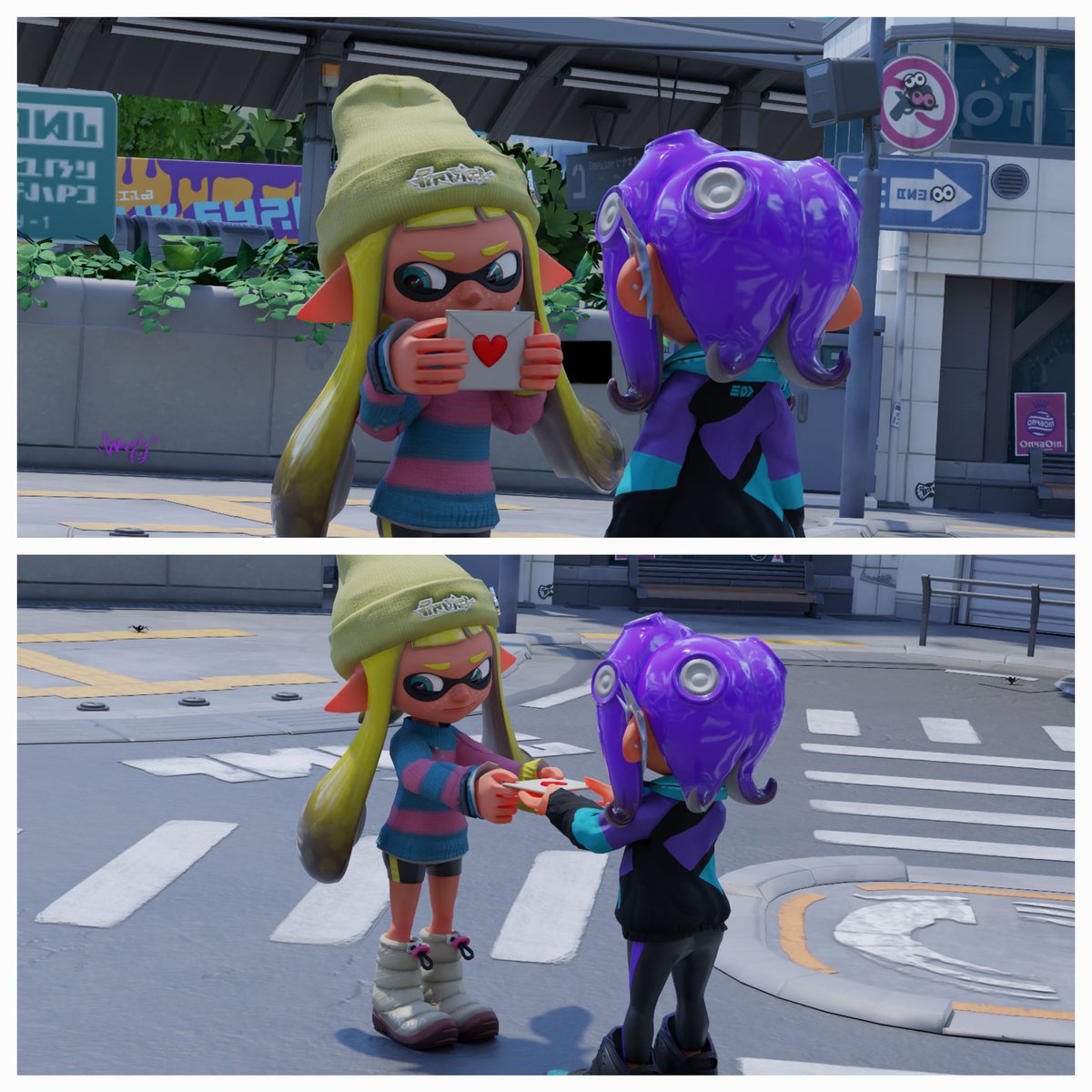 MayuBamBow4K's tweet image. #Splatoon #Blender #Blender3d #splatoonart