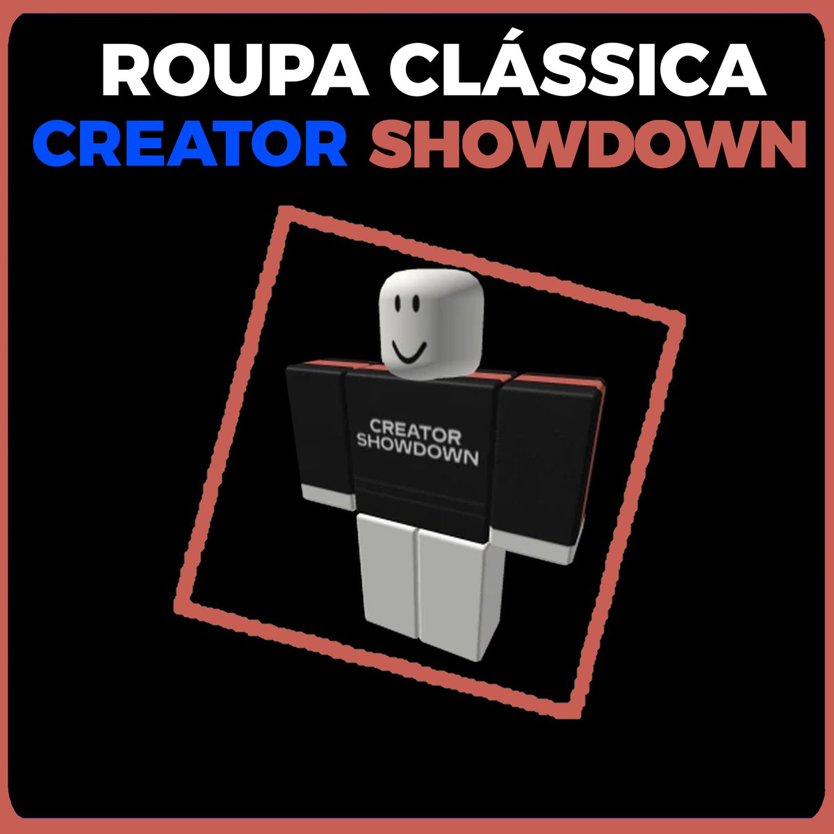robloxptbrasil's tweet image. O Roblox acaba de lançar uma camisa classica para a equipe vermelho do Creator Showdown, porém está indisponível🔴
 
👕🟥 Creator Showdown Red Uniform - Shirt
roblox.com/pt/catalog/117…