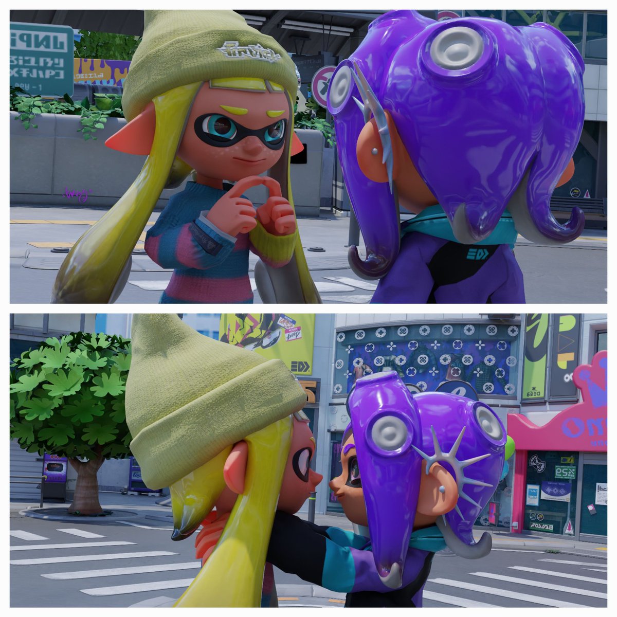 MayuBamBow4K's tweet image. #Splatoon #Blender #Blender3d #splatoonart