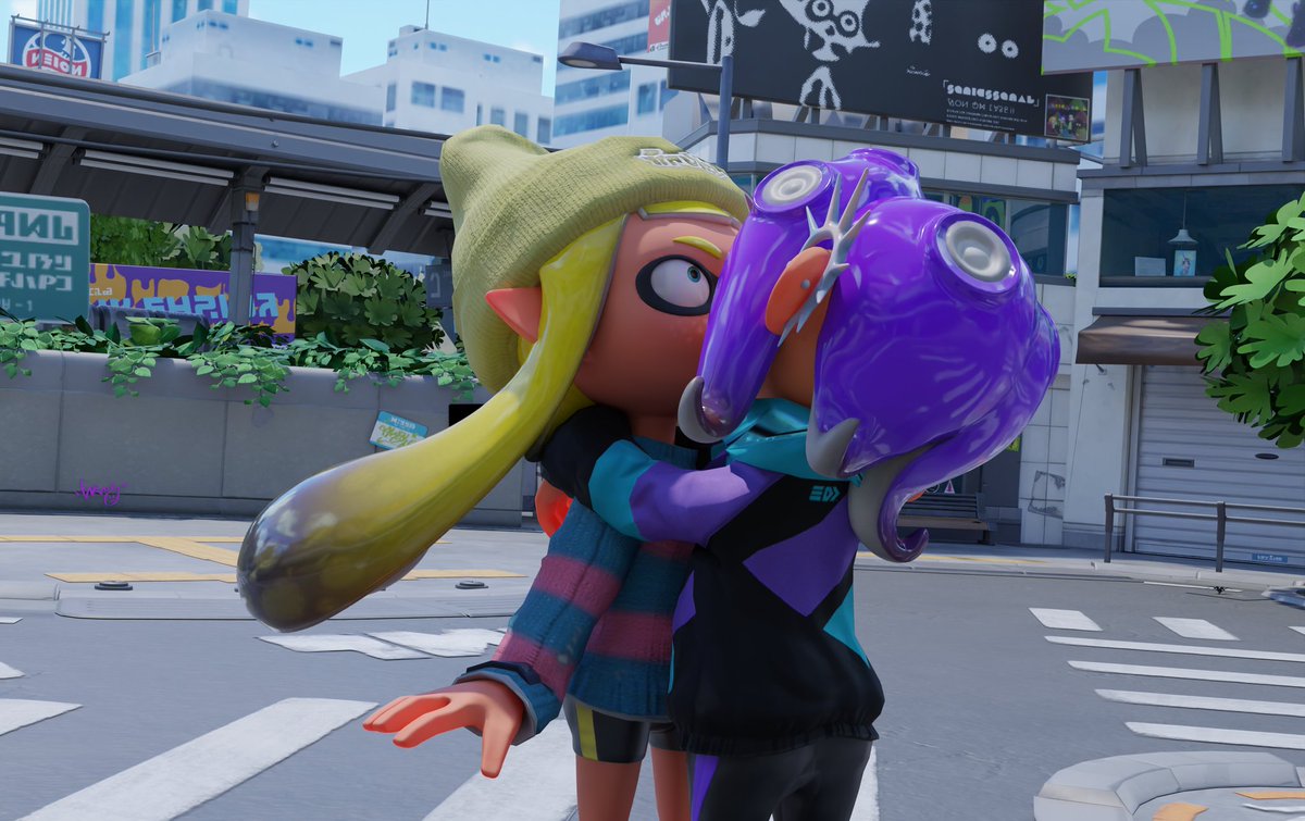 MayuBamBow4K's tweet image. #Splatoon #Blender #Blender3d #splatoonart