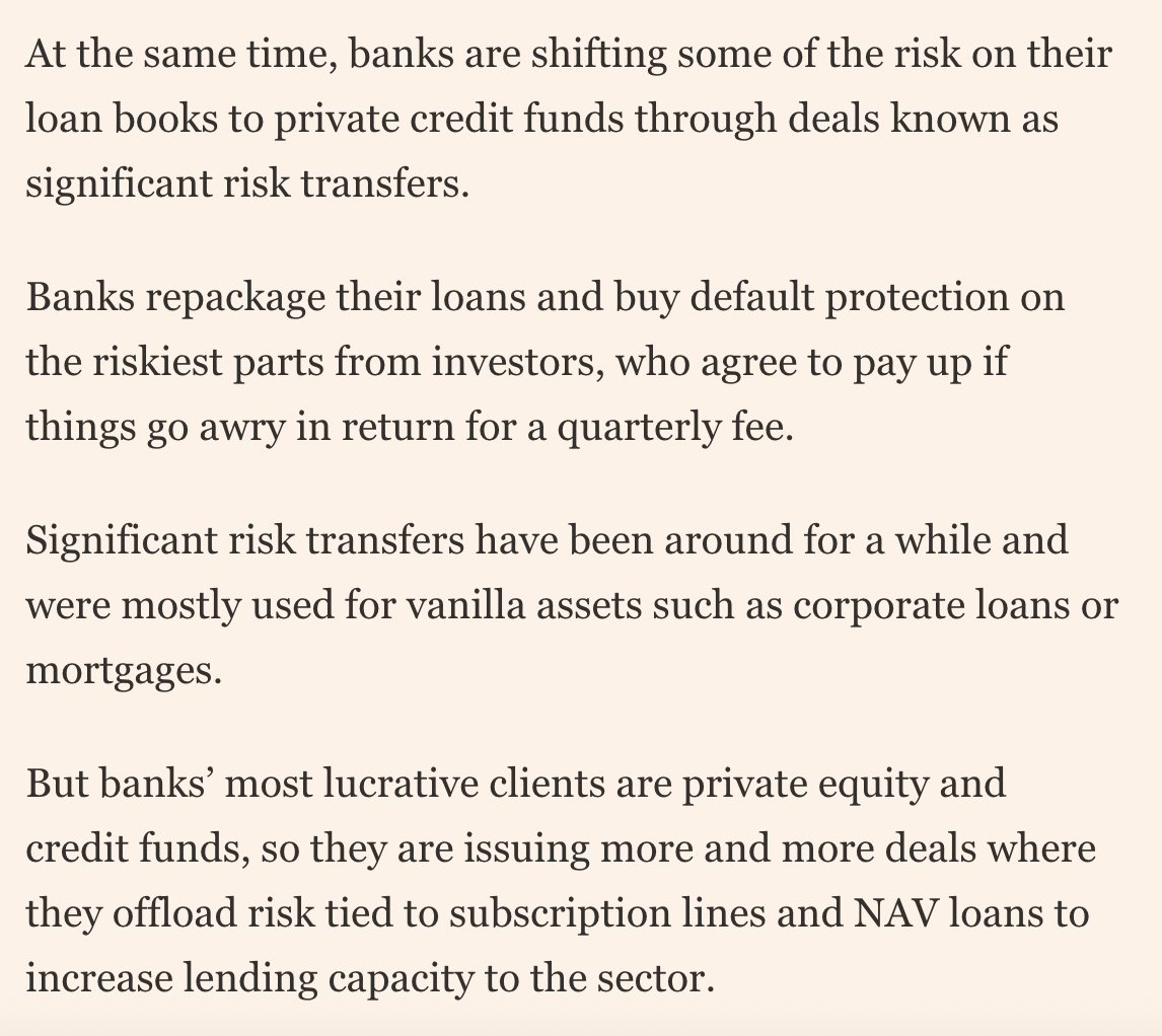 MarkAmesExiled's tweet image. the private credit bubble &amp;amp; the various murky risk/debt-shifting structures could be more dangerous than the AI bubble -- lucky us we have 2 bubbles simultaneously!
x.com/FT/status/1995…