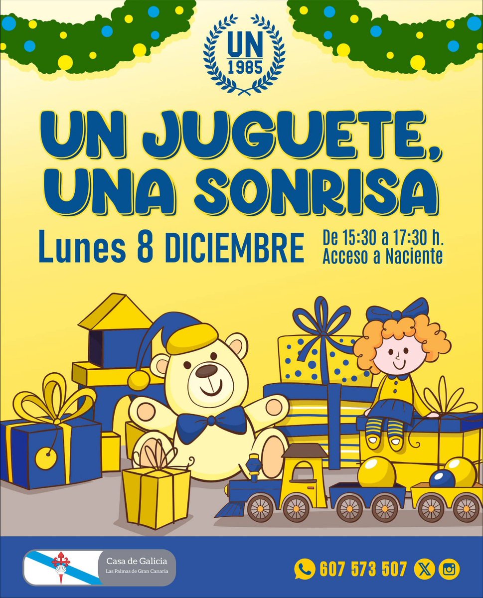 Nuestra tradicional Recogida de Juguetes cuenta contigo afición. Será el próximo lunes 8 de diciembre desde las 15:30 hasta la hora del partido en Fondos de Segura (acceso Grada Naciente). 

#UnjugueteUnaSonrisa