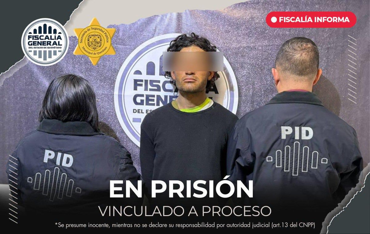 #QUERETARO: 🚔⚖️ En prisión ‘El Güero Loco’ por feminicidio en Balcón Campestre; fue identificado y detenido en menos de 24 horas ⏱️🕵️‍♂️
⤵
poderciudadanoradio.com/7942
👉 Únete a nuestro canal: whatsapp.com/channel/0029Va…
📌 ¿Tienes una denuncia? Escríbenos al 4461444405