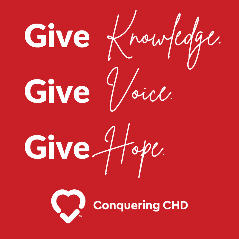 conqueringchd's tweet photo. This Giving Tuesday, ensure no one faces congenital heart disease alone. ❤️ Your gift supports 2.4M living with CHD. Every dollar gives hope and connection! 🔗 https://t.co/UpMQsbcRdd. https://t.co/Tt1iPwtUfP