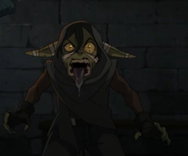 “Oh don’t worry she doesn’t bite.”

The little goblin girl in question: