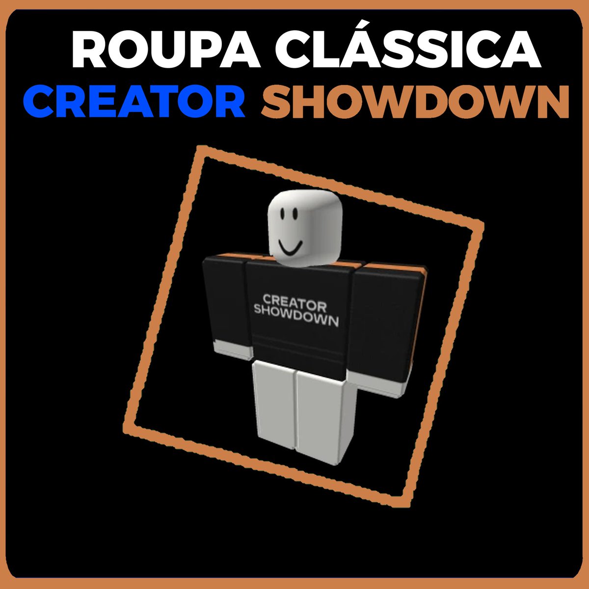 robloxptbrasil's tweet image. O Roblox acaba de lançar uma camisa clássica para a equipe laranja do Creator Showdown, porém está indisponível🟠
 
👕🟧 Creator Showdown Red Uniform - Shirt
roblox.com/pt/catalog/129…