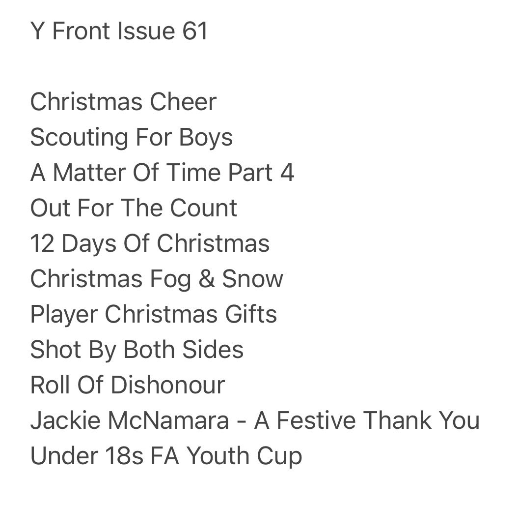 YfrontFanzine's tweet image. December’s Y Front is now available to order online at yfrontfanzine.bigcartel.com #ycfc 

It’s out early so we can get them through the postal service before Christmas. 

Inside there are two free Dean Wade designed stickers. 

Subscriptions also available #fanzines