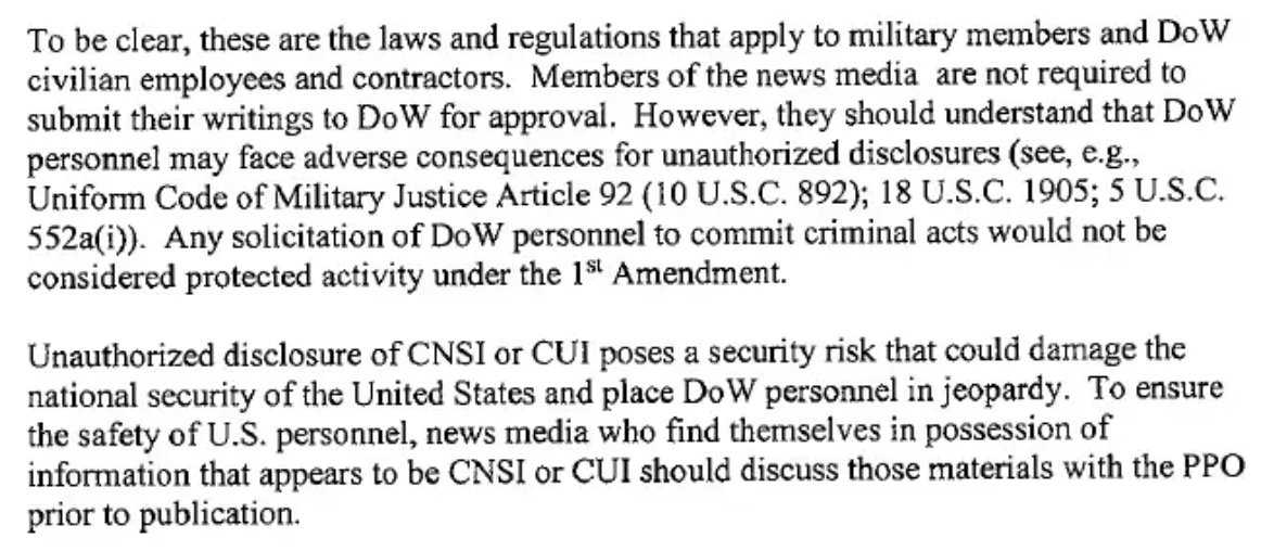 ryangrim's tweet image. Cam, I was hoping you hadn't signed this document, but maybe you haven't actually read it. You have now promised only to "solicit" information from approved government sources, promised not to speak to sources who aren't explicitly authorized to speak with you, and have promised…
