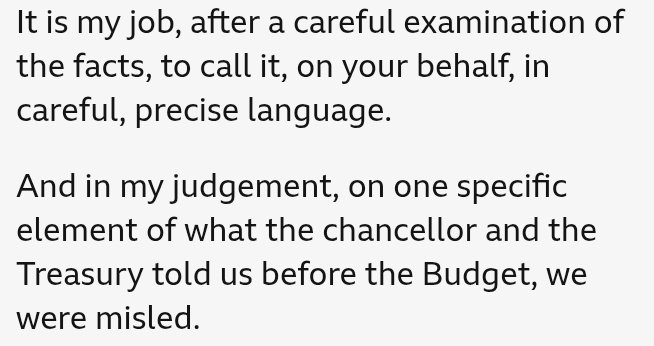I've never ever known a BBC Political editor say their job is to "call it". Make judgements. Opinions etc.

Their own impartiality rules say the BBC should not express opinions. We pay them to provide facts.

Also, a very weird use of "we" at the end.

We need answers.