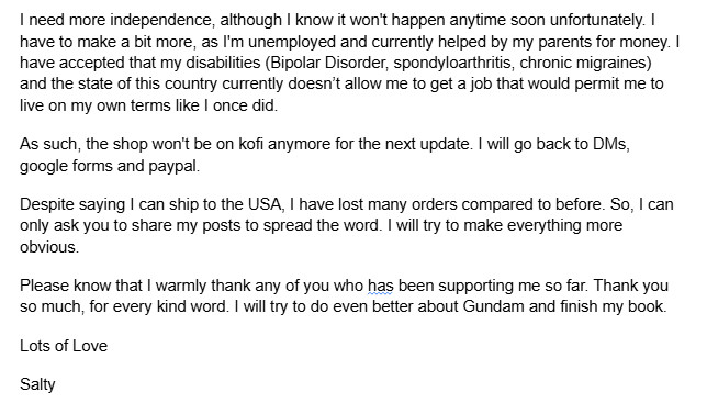 some news...