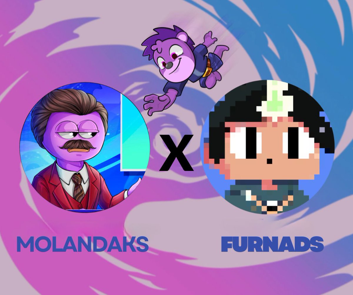 GMonad 💜

A FurNads x <a href="/molandaks_xyz/">Molandaks</a> Collab is officially coming to @Monad!
Stay active — your community could be the next to collaborate with us.👀

Like + RT
Drop your EVM wallet — we’ll pick 5 random winners

More info coming soon …