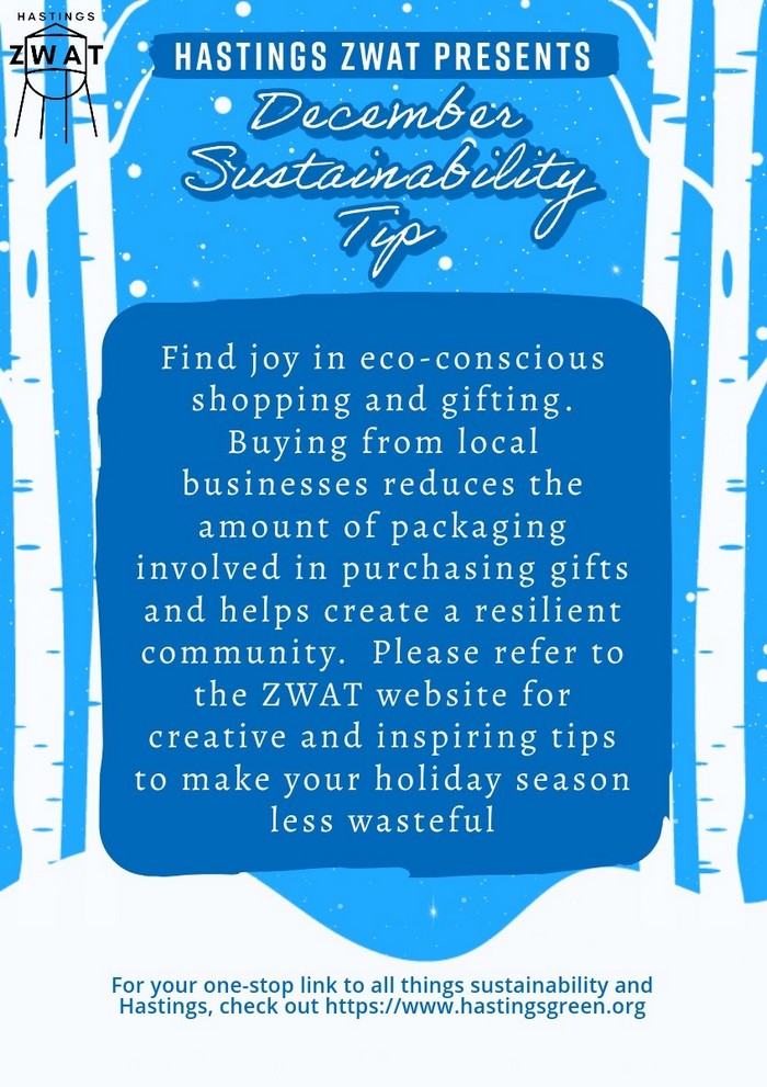 Hastings ZWAT presents Monthly Sustainable Tips: December 2025 alrt.se/u/7RgefZsVJa1