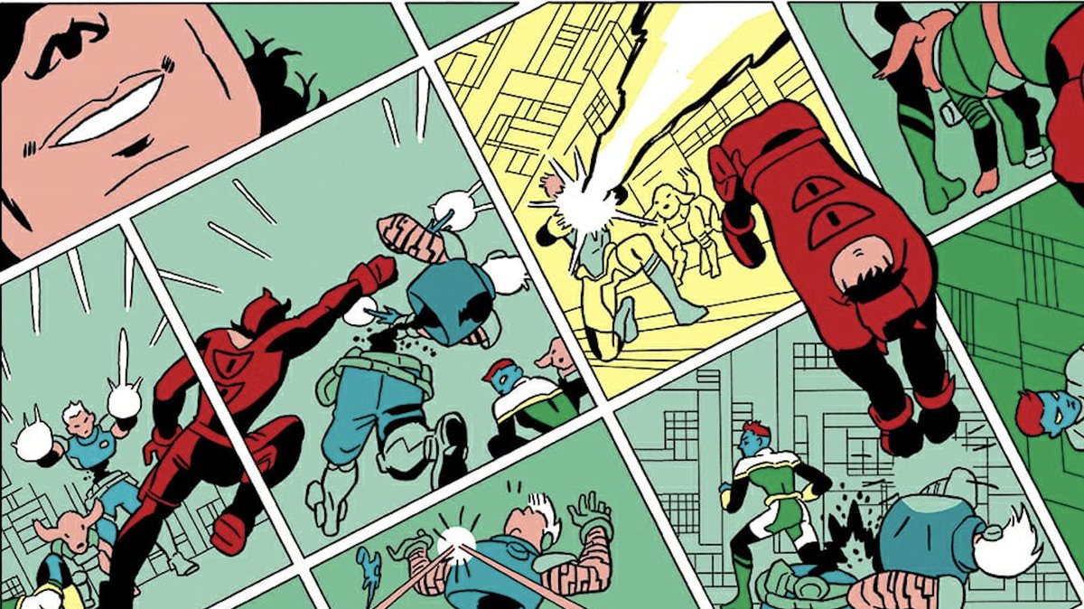 DenizCamp's tweet image. Bit more of Ultimate Daredevil, from tomorrow&apos;s Ultimate Universe Two Years In. Javier Pulido on Daredevil -- as you couldn&apos;t have imagined! Unless you&apos;re @AlexPaknadel.