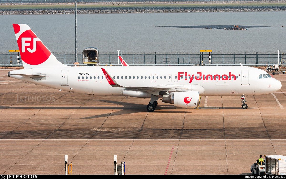 Airbus A320 construction number 5668 built in 2013 acquired on dry lease from SMBC Aviation Capital by Fly Jinnah (FJ) registered in Pakistan as AP-BPL.

On November 28, this aircraft arrived in Karachi under Bermuda registration VQ-CAQ.