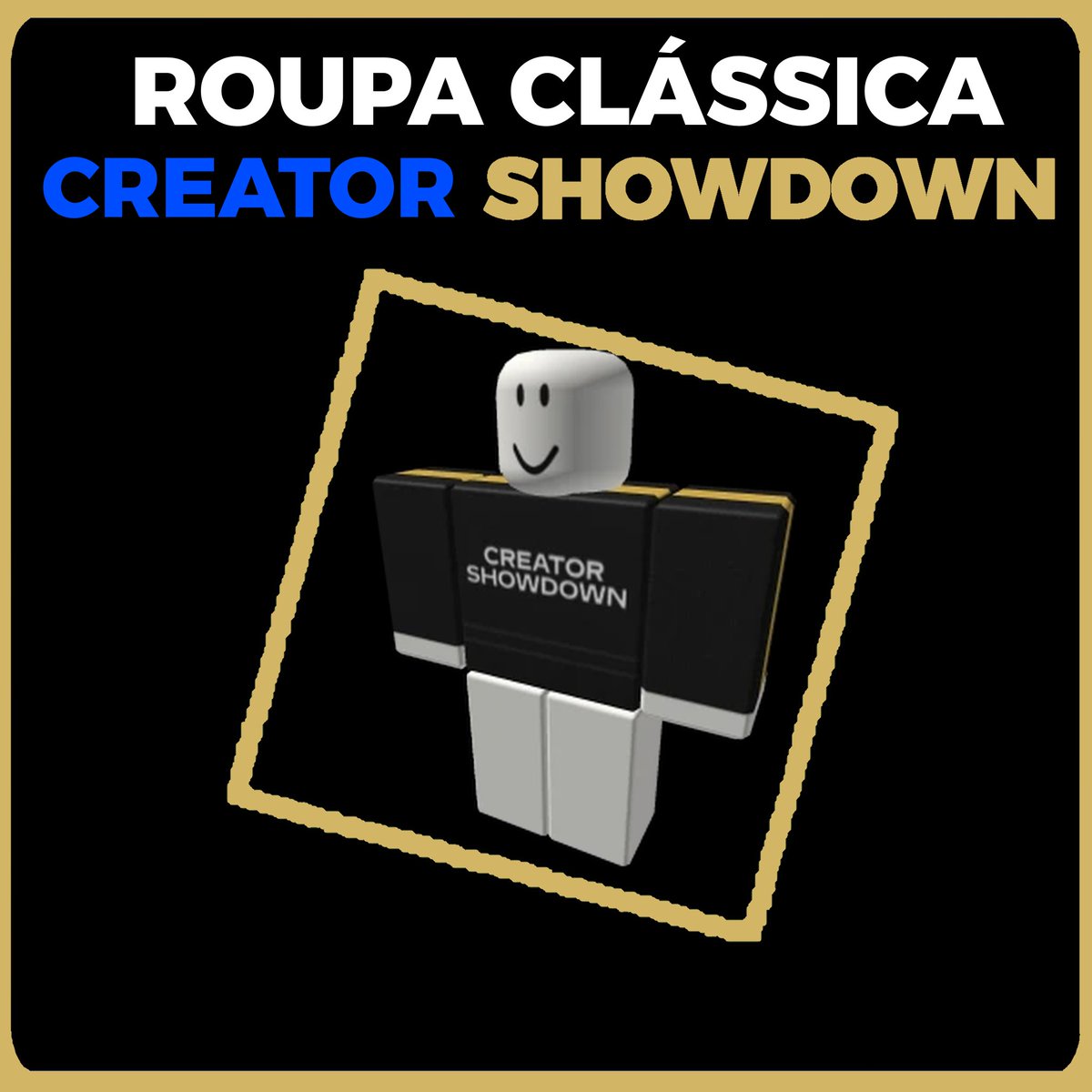 robloxptbrasil's tweet image. O Roblox acaba de lançar uma camisa clássica para a equipe Amarelo do Creator Showdown, porém está indisponível🟡
 
👕🟨 Creator Showdown Red Uniform - Shirt
roblox.com/pt/catalog/798…