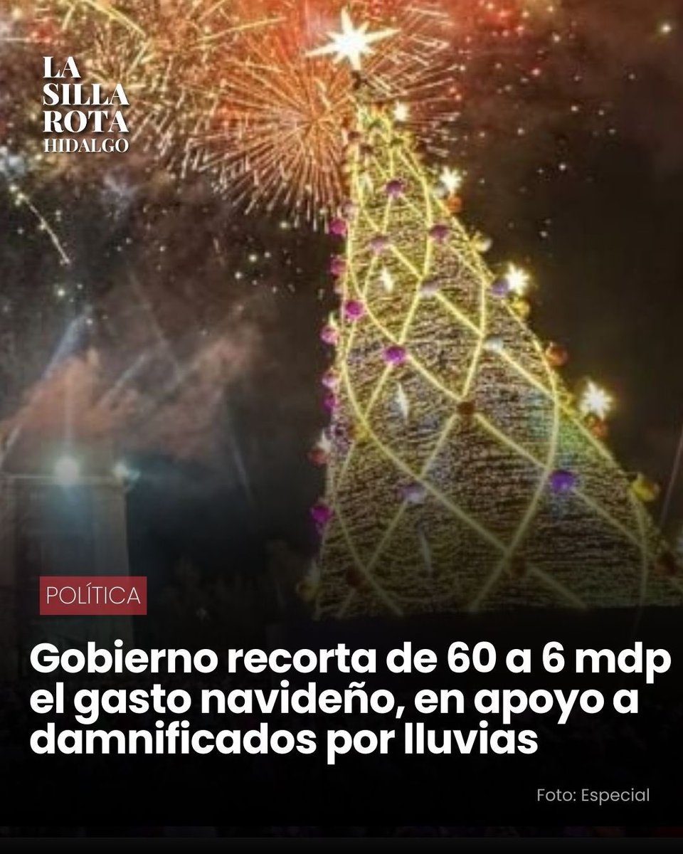 LsrHidalgo's tweet image. 🚫🎄 El gobernador @juliomenchaca_ ofreció una disculpa por cancelar el árbol de Navidad en Plaza Juárez; dijo que la prioridad son los damnificados.
lasillarota.com/hidalgo/estado…