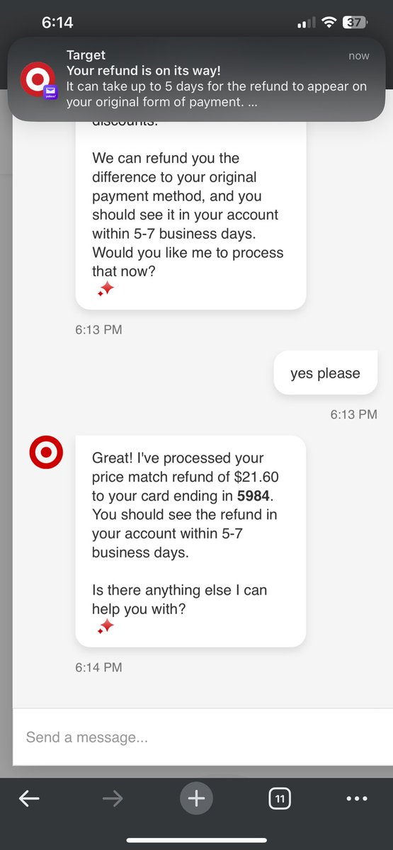 kirstyn's tweet image. target is honoring the new price if you bought the charizard UPC at $129.99 btw