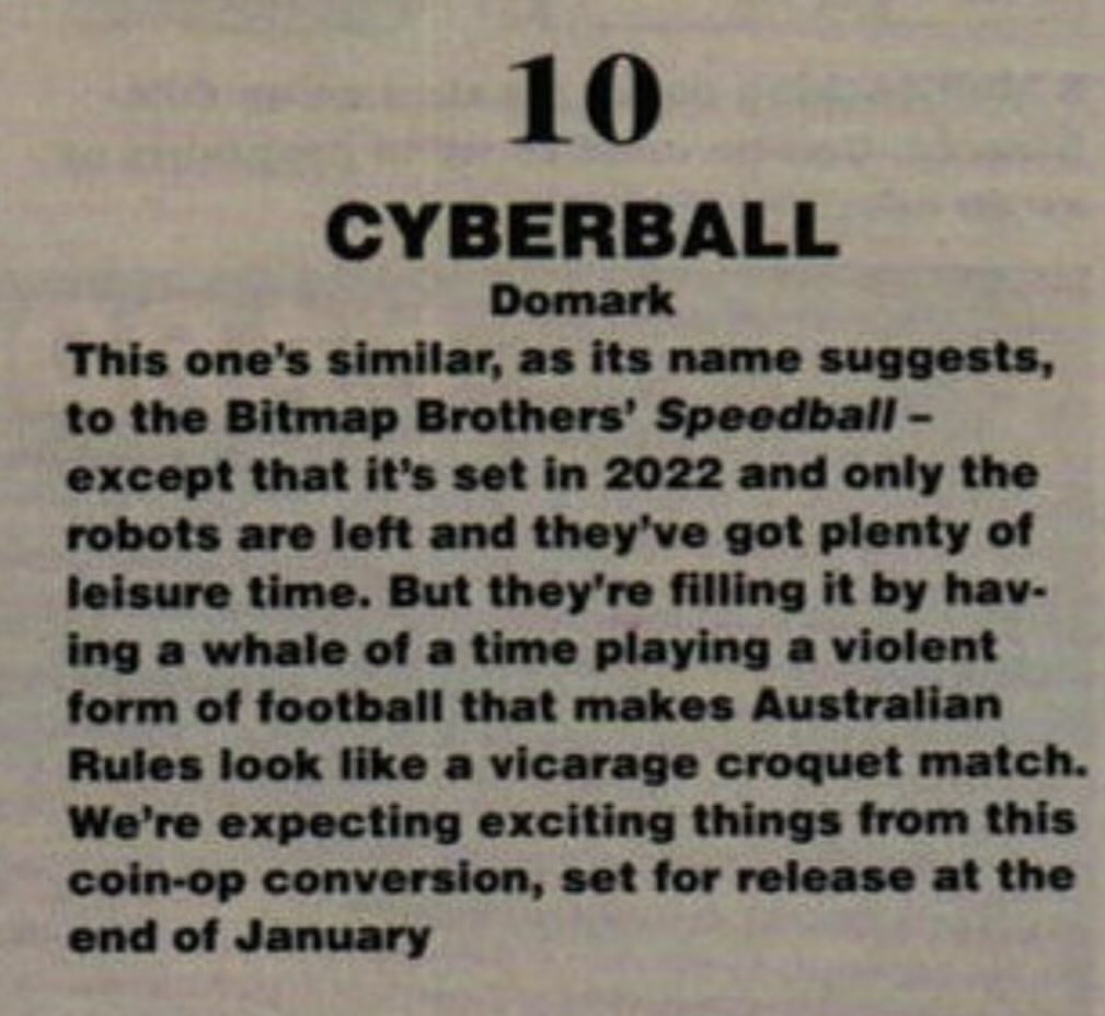 code_wizard_uk's tweet image. So did you survive the robot uprising 3 years ago? Sometimes it’s funny reading old mags where games are set in the far future and it’s just not worked out as well as we all hoped. 

What year disappointed you?
