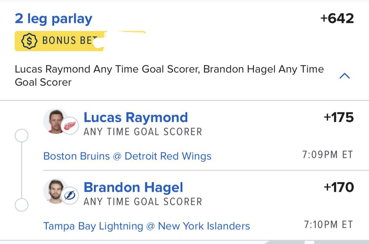 Day 2 of 25 days of a Parlay🎁:

Starts on ice🧊

#GamblingX #GamblingCommunity