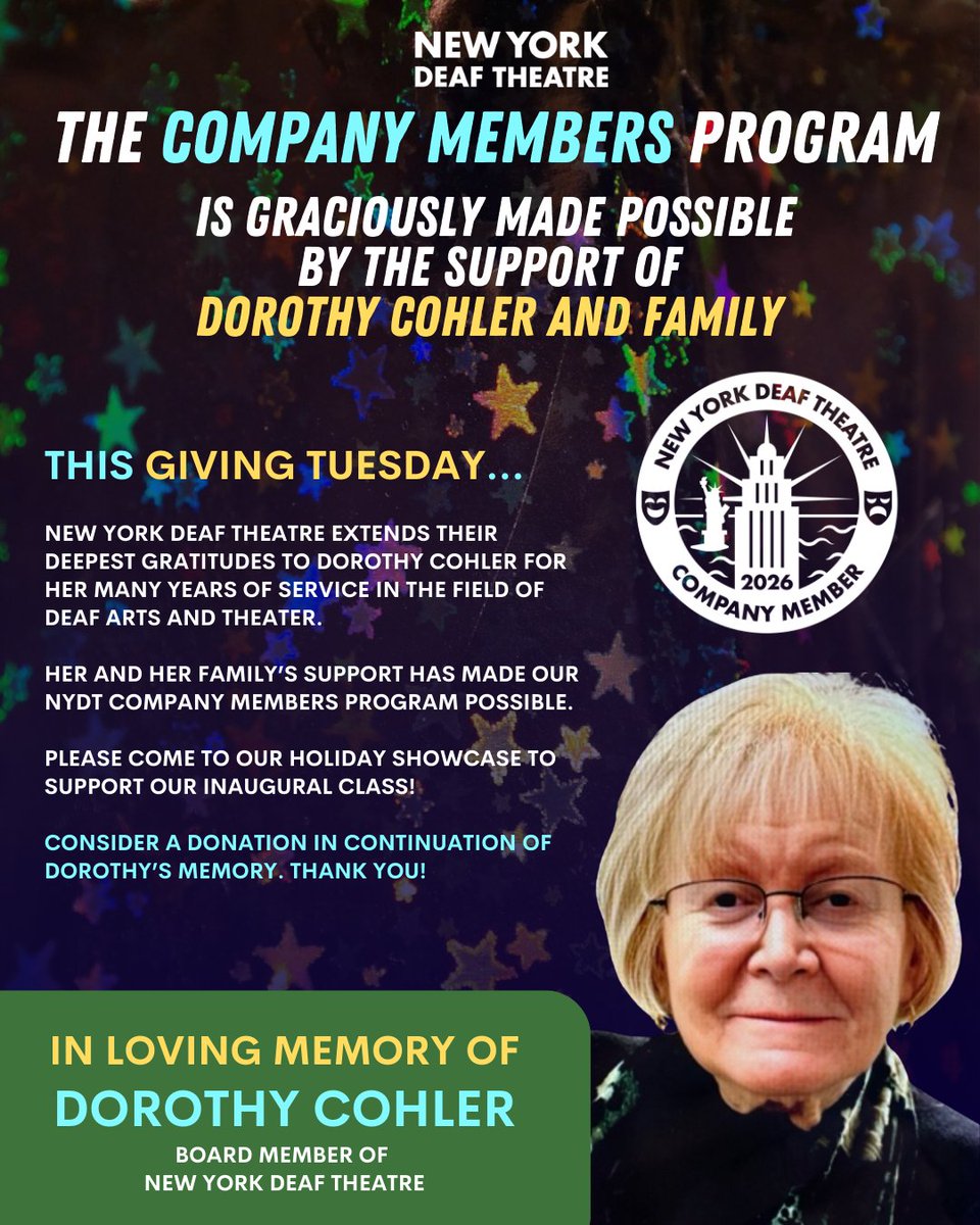 NEW YORK DEAF THEATRE tweet media