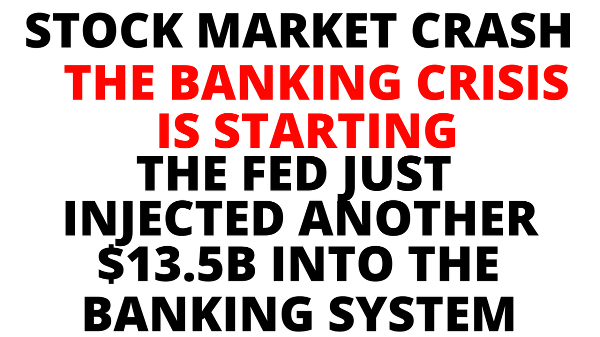 King0ftheCharts's tweet photo. .
Get Ready!   The Banking Crisis is Starting 
Video Below

Stock Market CRASH Coming
The Stock Market is About to Play Catch Up to Bitcoin

Stock Market CRASH Video Here
https://t.co/x6fOVSEiax

.
$SPX $SPY #SP500 #tomlee #elliottwave $ES_F $QQQ $NDX #NASDAQ100 $NQ $NQ_F $NVDA #Trump #FOMC #Powell #blowofftop $AAPL $VIX #stockmarketcrash #stockmarket #Nvidia #Bullrun2025 #BullMarket