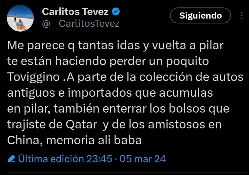 MabelPajarita's tweet image. Cuando Tevez decía que él era el &quot;jugador del pueblo&quot; yo me reía. 
Pero era verdad.