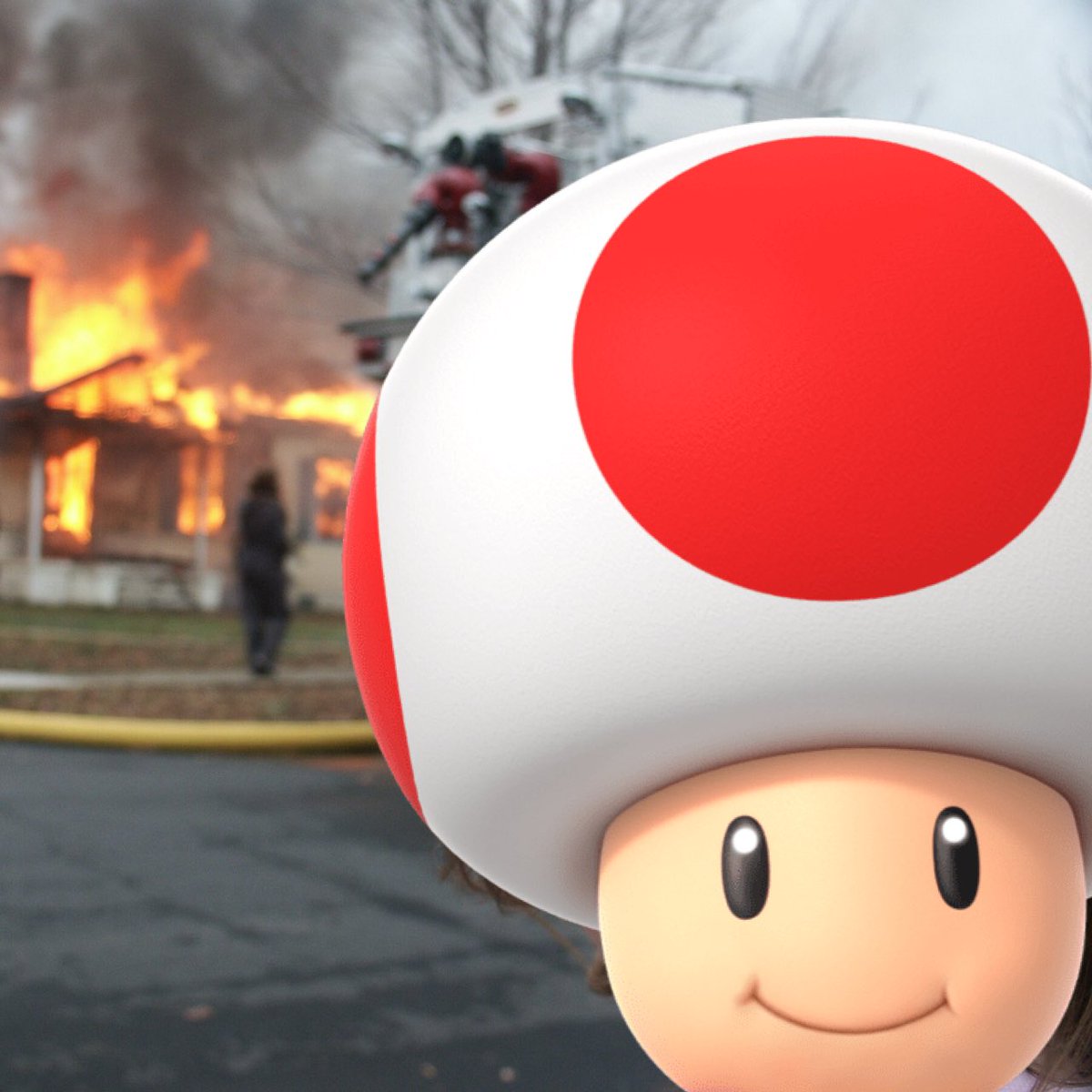 RealLegitToad's tweet image. I burned down someone’s house today