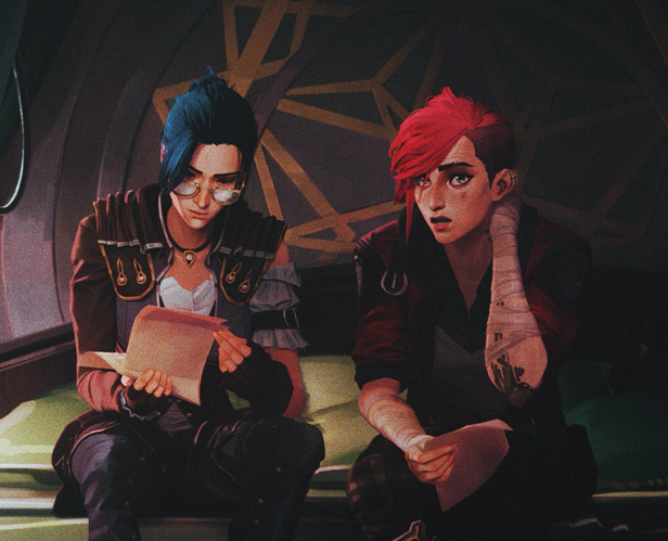 Essa foto da Caitlyn com a Vi ficou tão lindinha