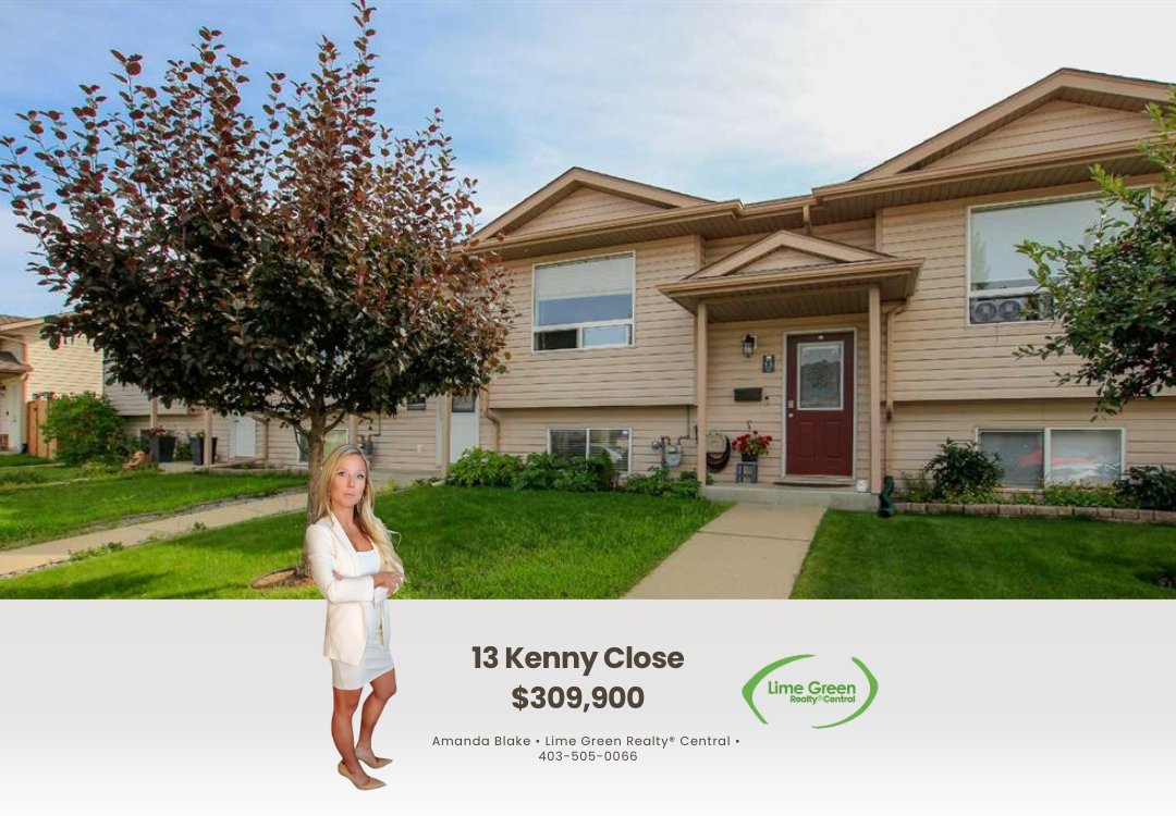 MOVE-IN READY TOWNHOME IN A QUIET, FAMILY-FRIENDLY CRESCENT

📍 13 Kenny Close
💰 $309,900
🏠 MLS# A2270477

FULLY DEVELOPED • 3 BEDROOMS • 2 FULL BATHS • FENCED BACKYARD • REAR PARKING PAD • NO CONDO FEES

📸 More Info &amp; Photos: bit.ly/MLS-A2270477