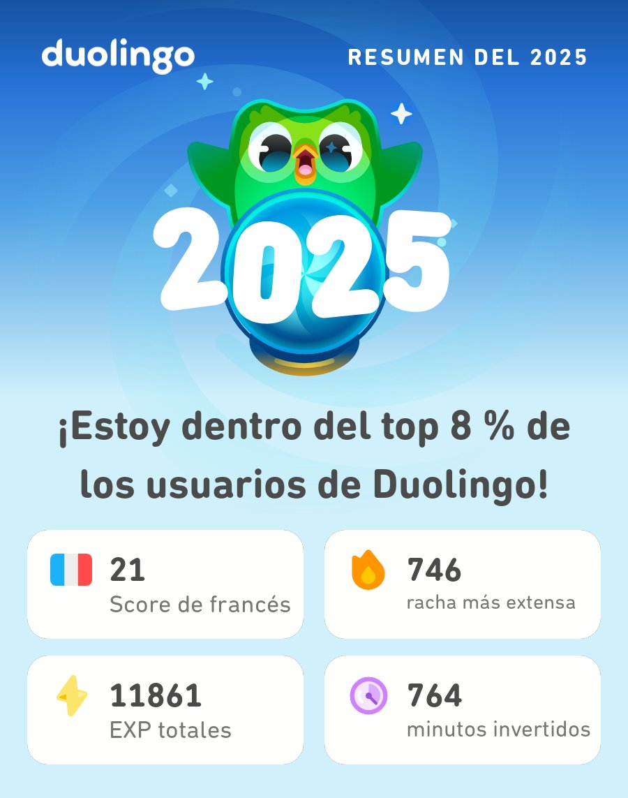 ¡Cada día más gabacho! #Duolingo365