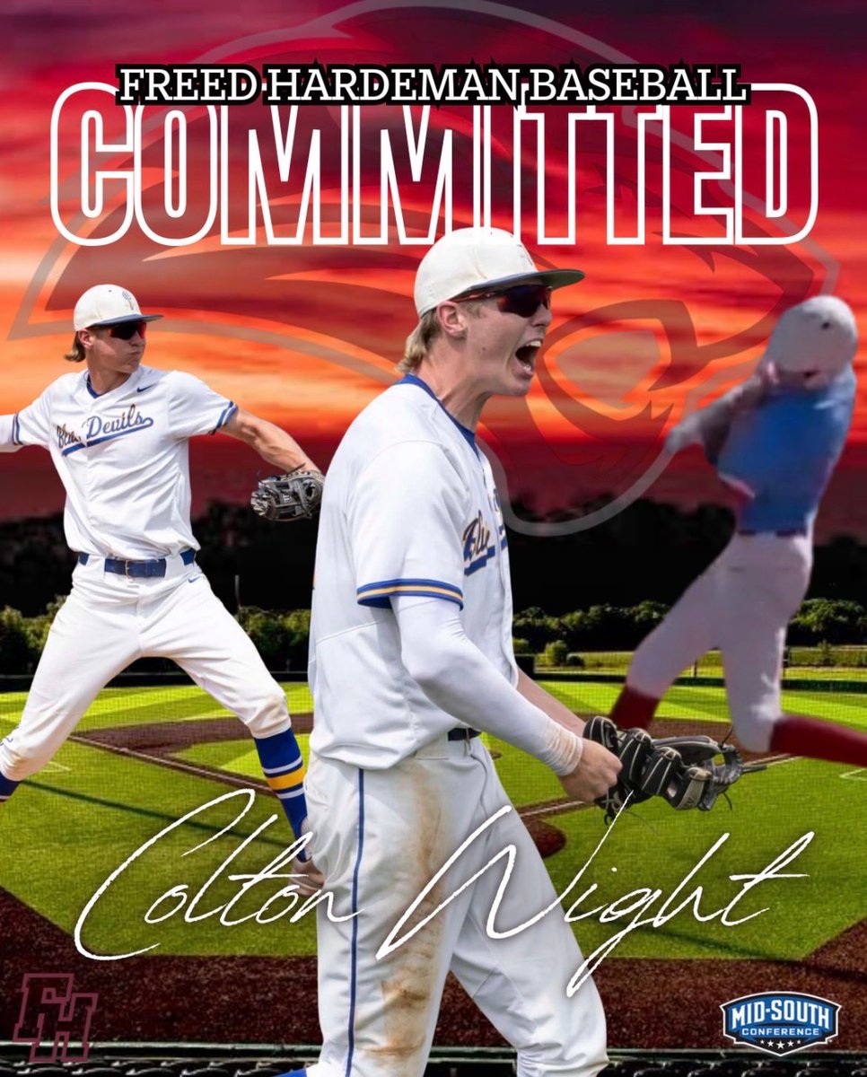 Extremely blessed and excited to announce my commitment to Freed-Hardeman University to continue my academic and athletic career! Thank you to my family, friends, and coaches for the support throughout this journey! Huge thanks to Coach Trask and Coach Lankford for this