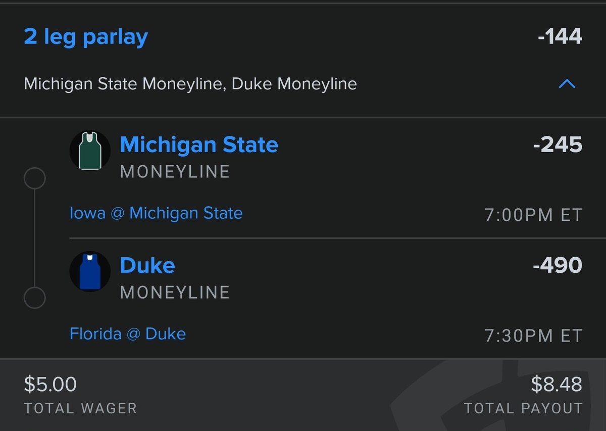 bob_sports_pix's tweet image. Yesterday 2-0
Ladders 2-0

Today we have 2 ladders again. 

#NBA 
76ERS #TWOLVES #SAS #OKC

#CBB 
#MSU #DUKE

See attached for the #freepicks #freeplays #parlays

BOL